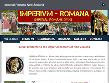 Tablet Screenshot of imperium-romana.org